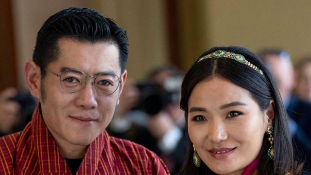 King Jigme and Queen Jetsun joined by 2 of their rarely-seen children for joint outing