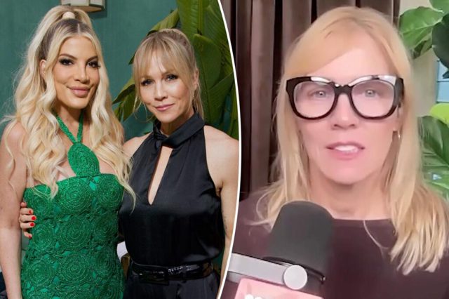 ‘Sad’ Jennie Garth speaks out on Tori Spelling’s ‘tough’ exit from ‘Beverly Hills, 90210’ rewatch podcast