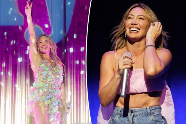 Hilary Duff uses Tinge Tint body makeup on her ‘Lucky Me’ tour