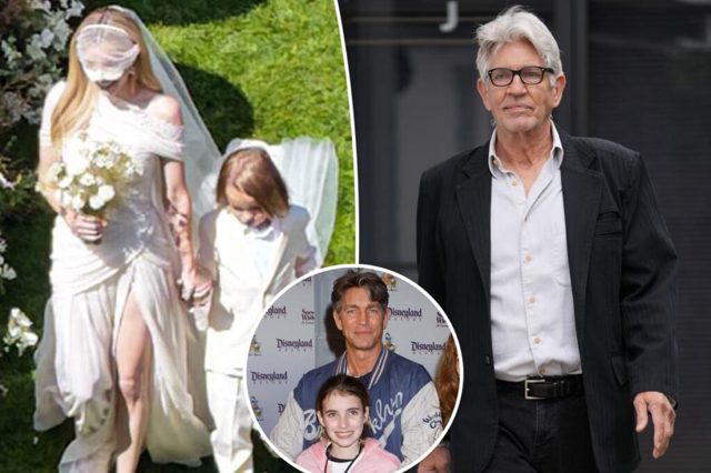 Emma Roberts’ son walked her down the aisle