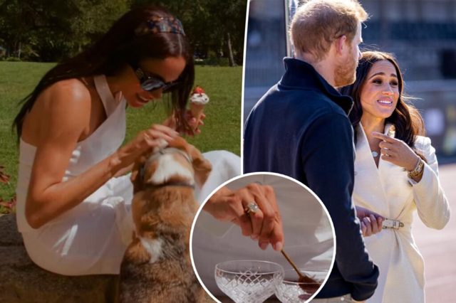 See Meghan Markle’s new diamond ring up close