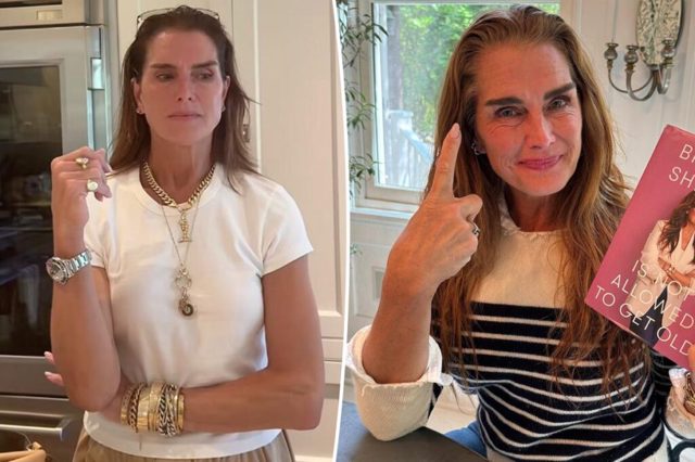 Brooke Shields expertly shuts down ‘bully’ for calling out her gray hairs and wrinkles