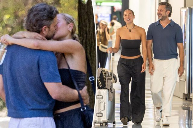 Joshua Jackson and model Olivia Burgess confirm dating rumors with steamy makeout session