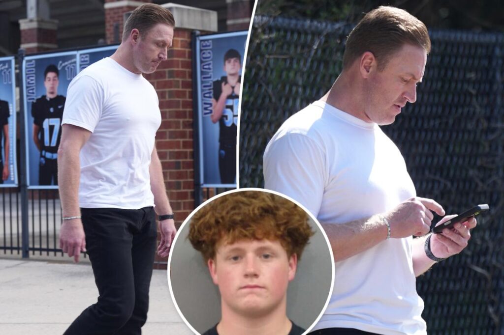 Kroy Biermann steps out for first time since teen son KJ’s sexual assault arrest