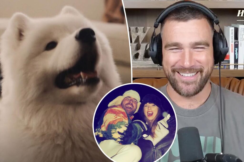 Travis Kelce gushes about his and Taylor Swift’s dog, Wendy, for first time in ‘New Heights’ return