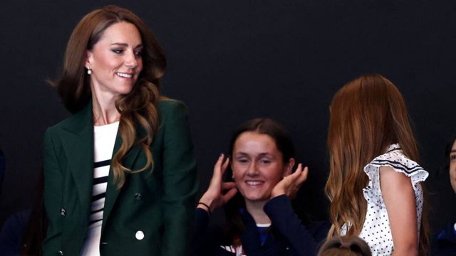 Kate Middleton twins with daughter Princess Charlotte as she makes surprise appearance alongside Prince George and Prince Louis