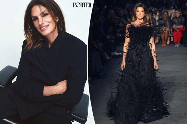 Cindy Crawford had secret wardrobe malfunction on Gucci runway