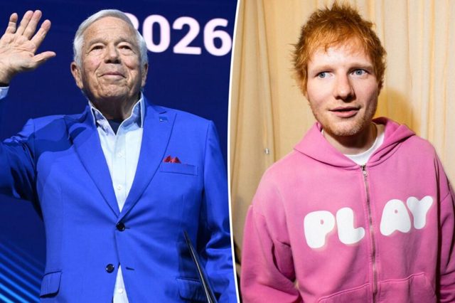 Robert Kraft donating $2 million to Palestinian relief efforts as Ed Sheeran, Macklemore feud rages on