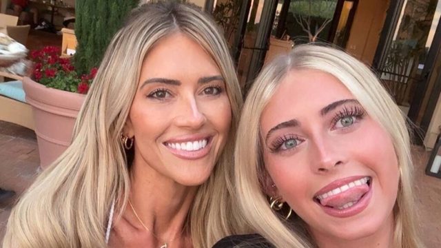 Christina Haack, 43, looks jaw-dropping in tiny pink bikini at luxury five-star resort with lookalike teen daughter