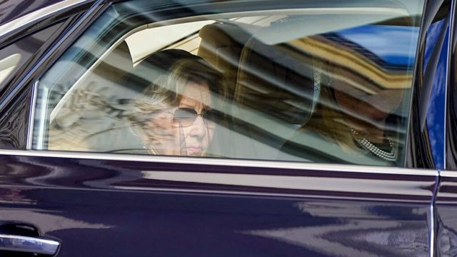 Tearful Queen Sonja supported by grieving Norwegian royals at King Harald’s funeral