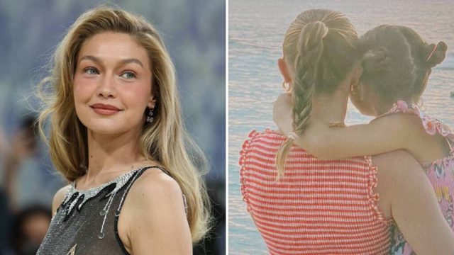 Gigi Hadid’s daughter Khai soaks up the sun in rare photos from beach vacation