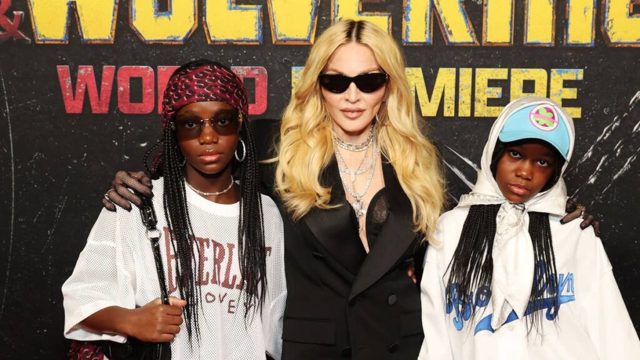 Madonna shares then-and-now photos of ‘sassy’ twins Stella and Estere on their 14th birthday