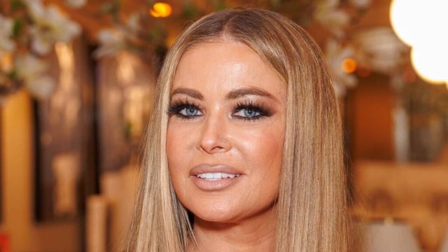 Baywatch icon Carmen Electra is a blonde bombshell in jaw-dropping topless photo