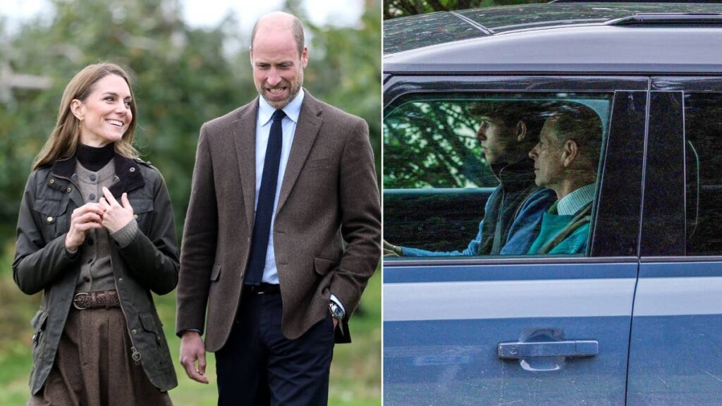 Prince William and Kate Middleton pictured on Balmoral summer break as they spend quality time with royal relatives before Prince Harry’s grand return