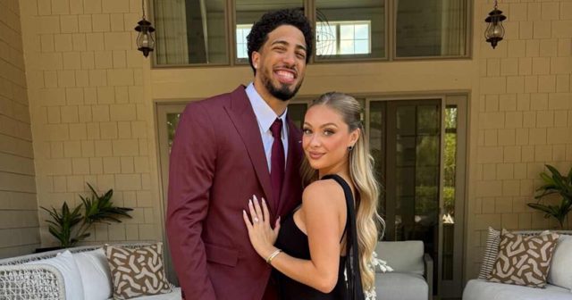 NBA Star Tyrese Haliburton and Jade Jones Have Wedding Ceremony, Show Off Their New Rings