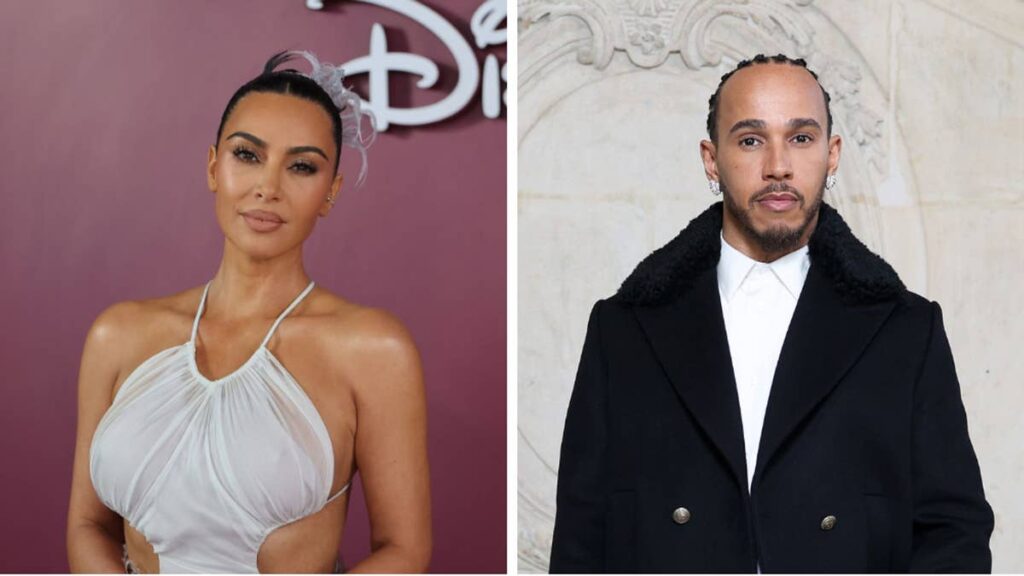 Lewis Hamilton shares rare loved-up photos with girlfriend Kim Kardashian
