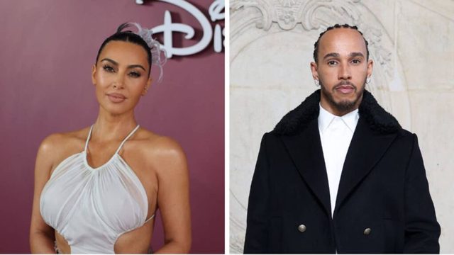 Lewis Hamilton shares rare loved-up photos with girlfriend Kim Kardashian
