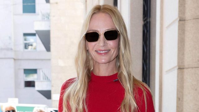 Uma Thurman could be mistaken for famous daughter in striking new pictures