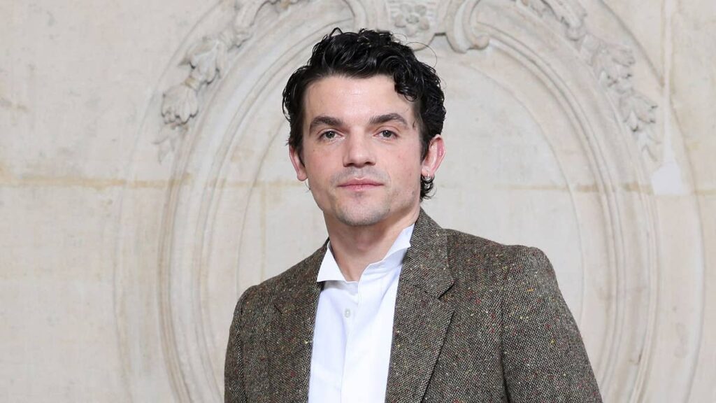Edward Bluemel is entirely unrecognisable as he transforms into Agatha Christie’s iconic detective