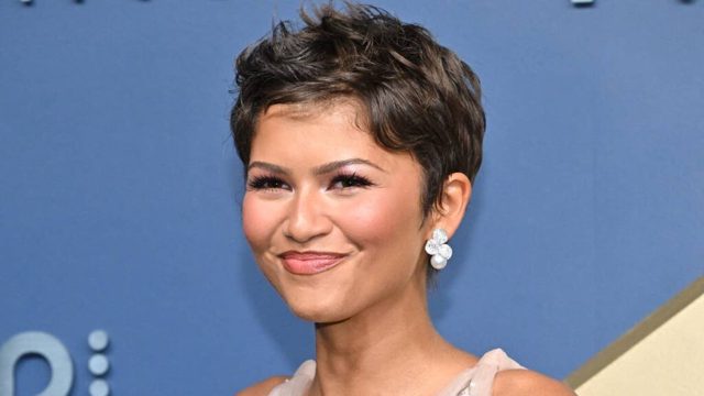 Zendaya’s plunging silver ‘naked’ dress steals the show at the Emmys