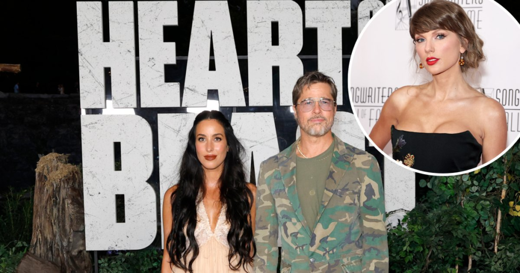 Brad Pitt Jokes He ‘Lost’ Girlfriend Ines de Ramon at Taylor Swift’s ‘Wedding of the Century’