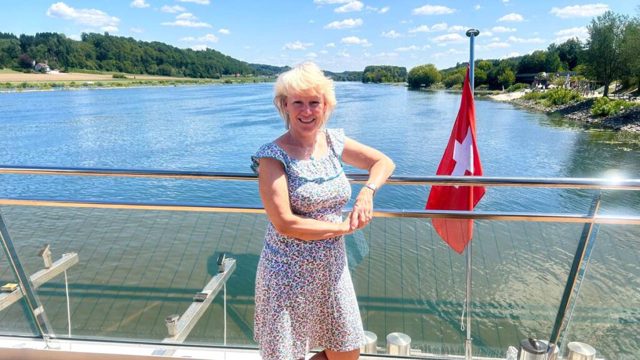 Low water levels impacted our cruise, but it didn’t stop us spending an evening with a Count