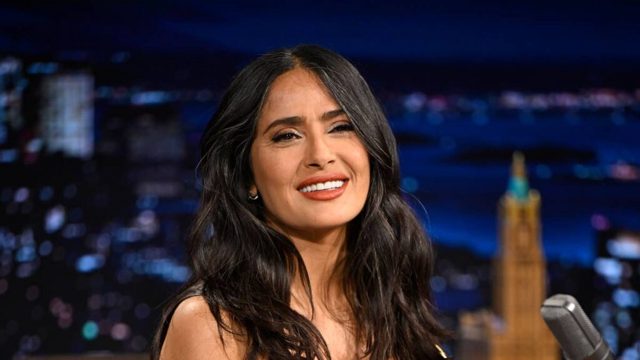 Salma Hayek celebrates surprise baby news in the family