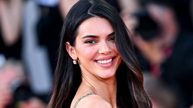 Kendall Jenner stuns in bold bikini cover up in new pictures