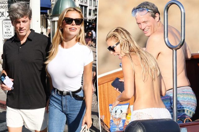 Brooks Nader gives bizarre reason for ditching bathing suit top on boat ride with dad