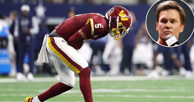 Tom Brady Curses on Hot Mic After Commanders QB Jayden Daniels Suffers Grotesque Injury