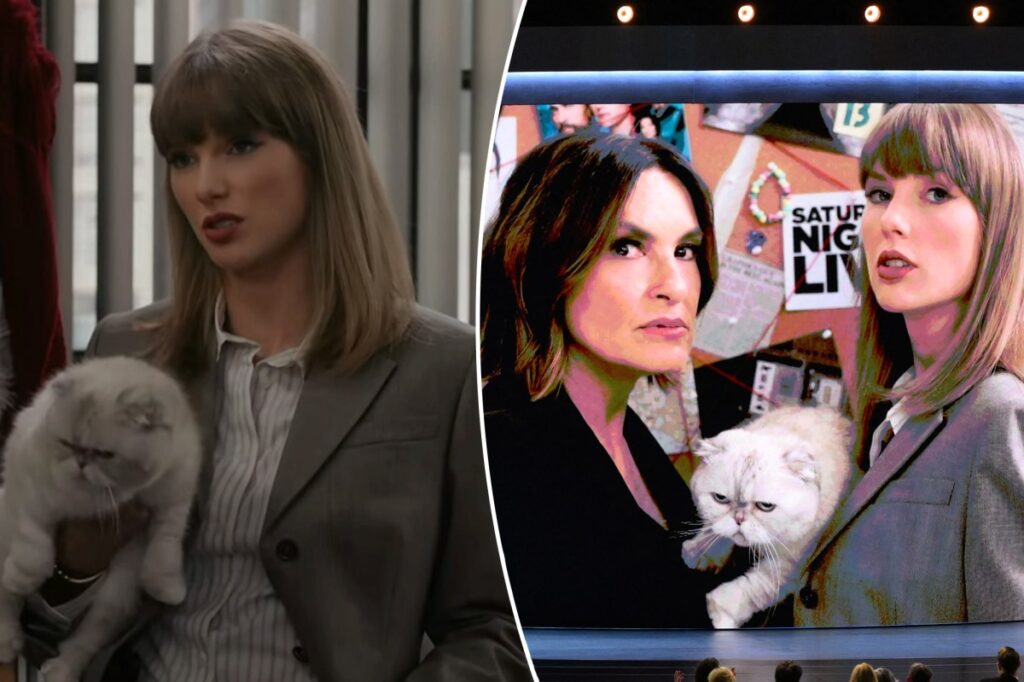 Taylor Swift joins Mariska Hargitay in surprise Emmys 2026 cameo