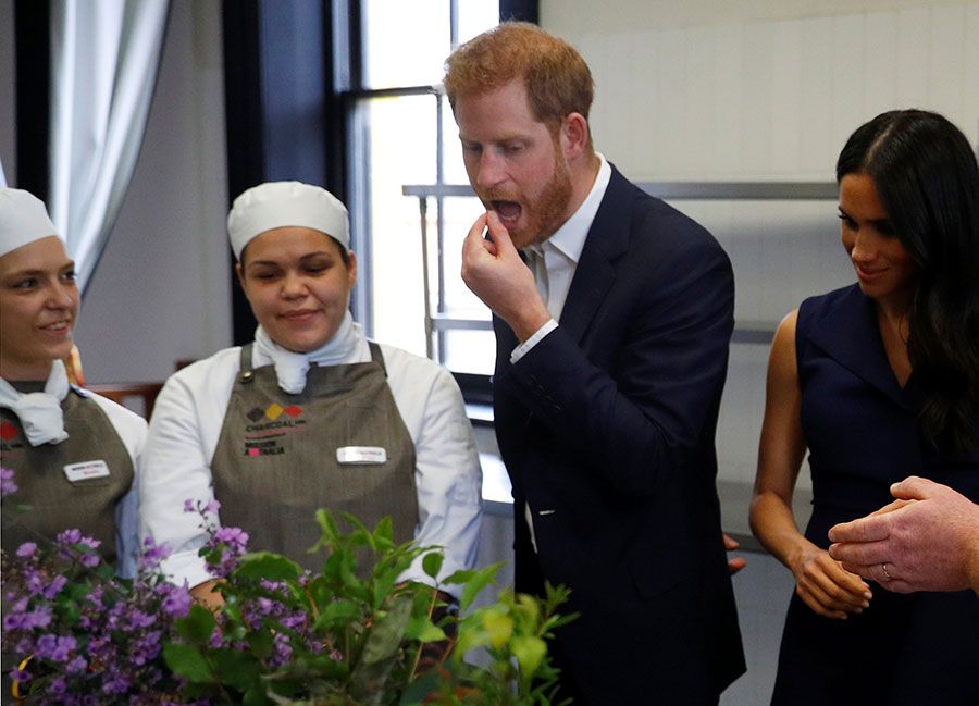 10 Prince Harry samples food Melbourne cafe