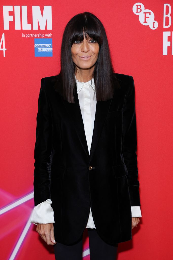 Claudia Winkleman attends Industry Talks - Spotlight Conversation: Jay Hunt during the 68th BFI London Film Festival at Picturehouse Central on October 16, 2024 in London, England