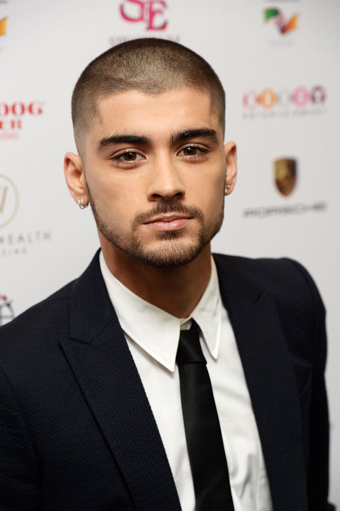 Zayn Malik in a black suit