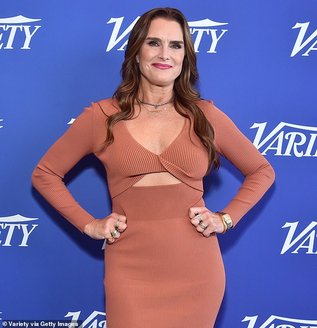 A lot of Accessories: For accessories, Shields wore a silver necklace, a gold necklace, a few rings, a gold bracelet, and a watch.