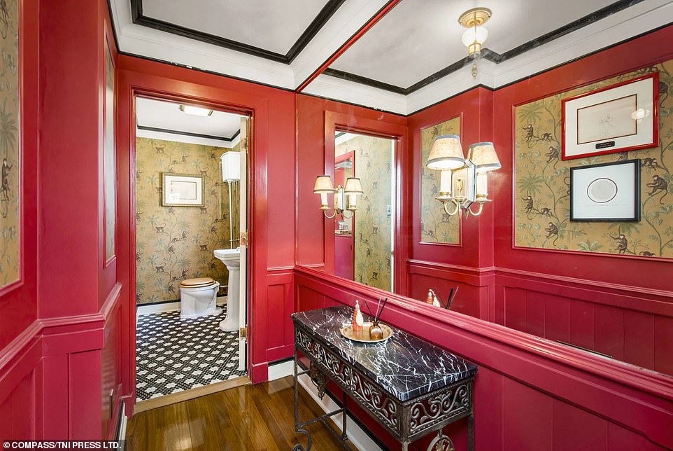Brightly colored paint jobs and whimsical wallpapers add old-fashioned character to the home