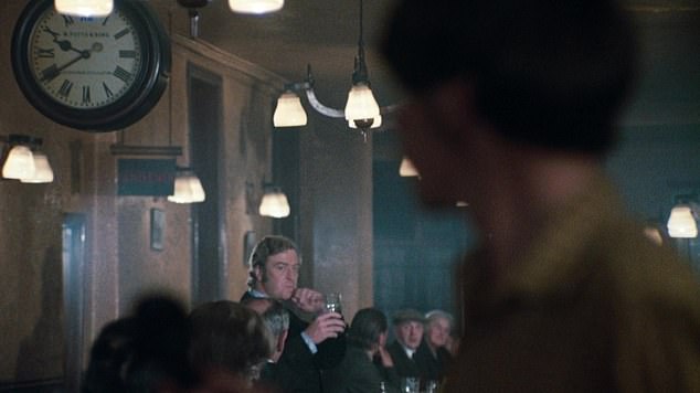 The 1971 British gangster film Get Carter features Michael Caine in one of his most gritty and ruthless performances as Jack Carter (pictured centre)