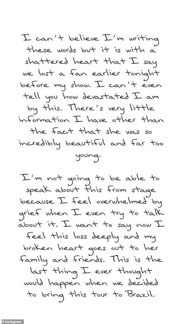 Taylor Swift broke her silence after Benevides died remembering her as an 'incredibly beautiful' person