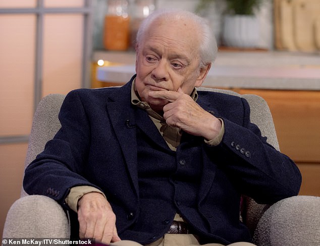 Sir David Jason (pictured) speaking on ITV's Lorraine in November 2023