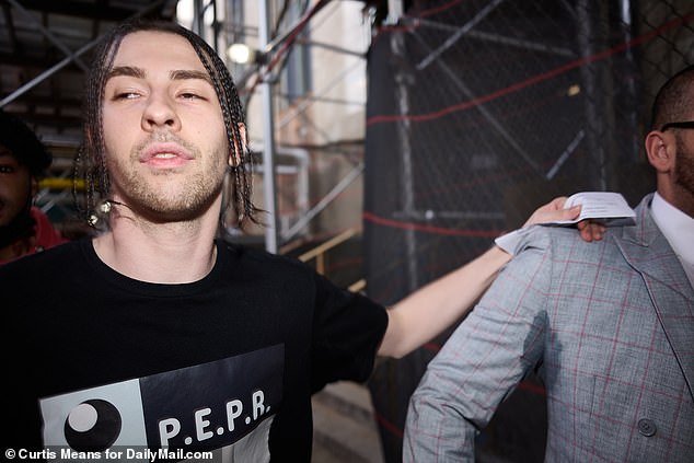 Dex was arrested after being in possession of a stolen 2014 Mercedes Ben z while at a July 14, 2022 memorial service for an aspiring rapper named Ethan Reyes