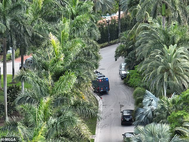 Law enforcement at Diddy's Star Island mansion in Miami Beach during raid over alleged sex trafficking