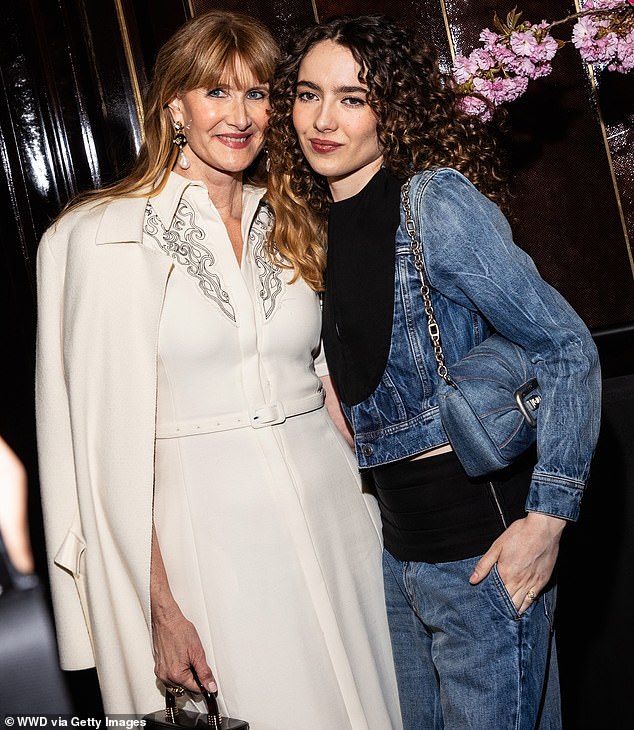 Wearing her hair down and sporting a youthful touch of fringe, the 57-year-old Oscar winner lent herself a touch of added stature with a towering pair of heels