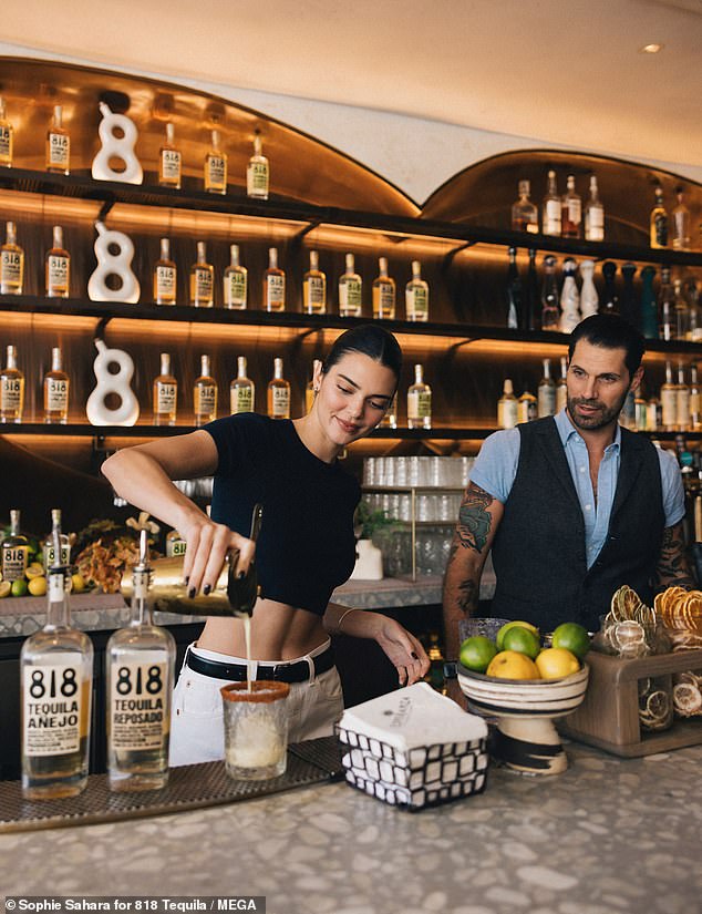 Additives are also in Kendall Jenner tequila brand, 818. Glycerin, caramel coloring, oak extract and sugar-based syrup are allowed in tequila without labeling on the bottle so long as the non-tequila liquid is less than 1% of what's in the bottle, according to Mexico's tequila governing body