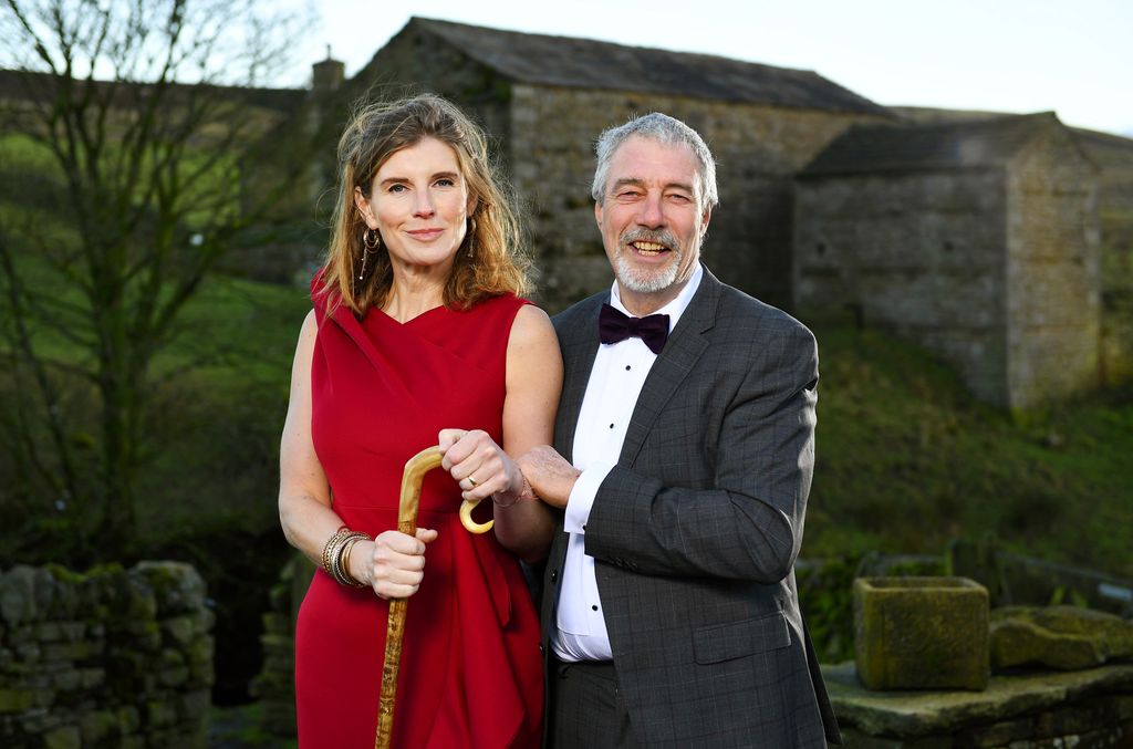 Yorkshire Shepherdess Amanda Owen with ex-husband Clive