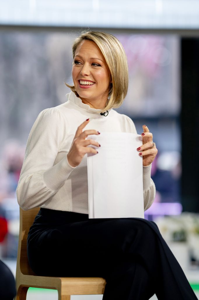 Dylan Dreyer in the Today Show studios 