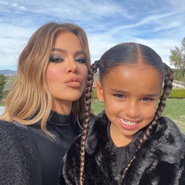 Khloe and Dream Kardashian