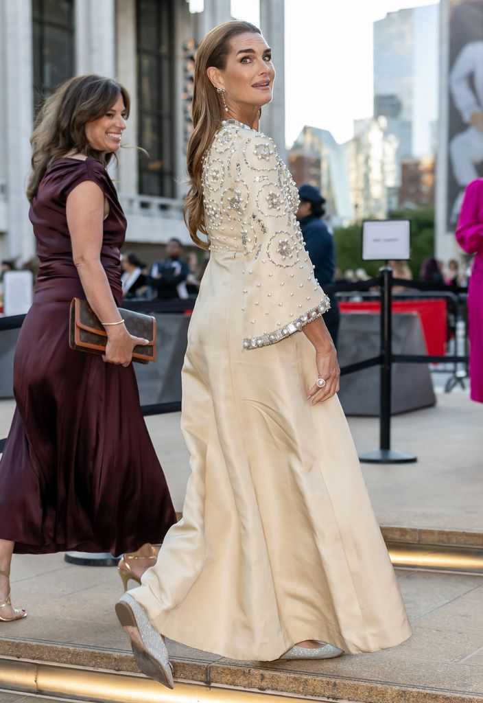 Brooke Shields stunned in the look fit for a queen