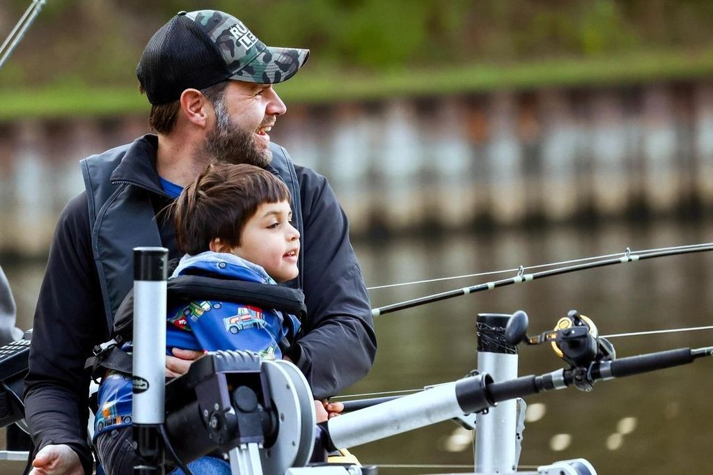 JD Vance with his son, Vivek