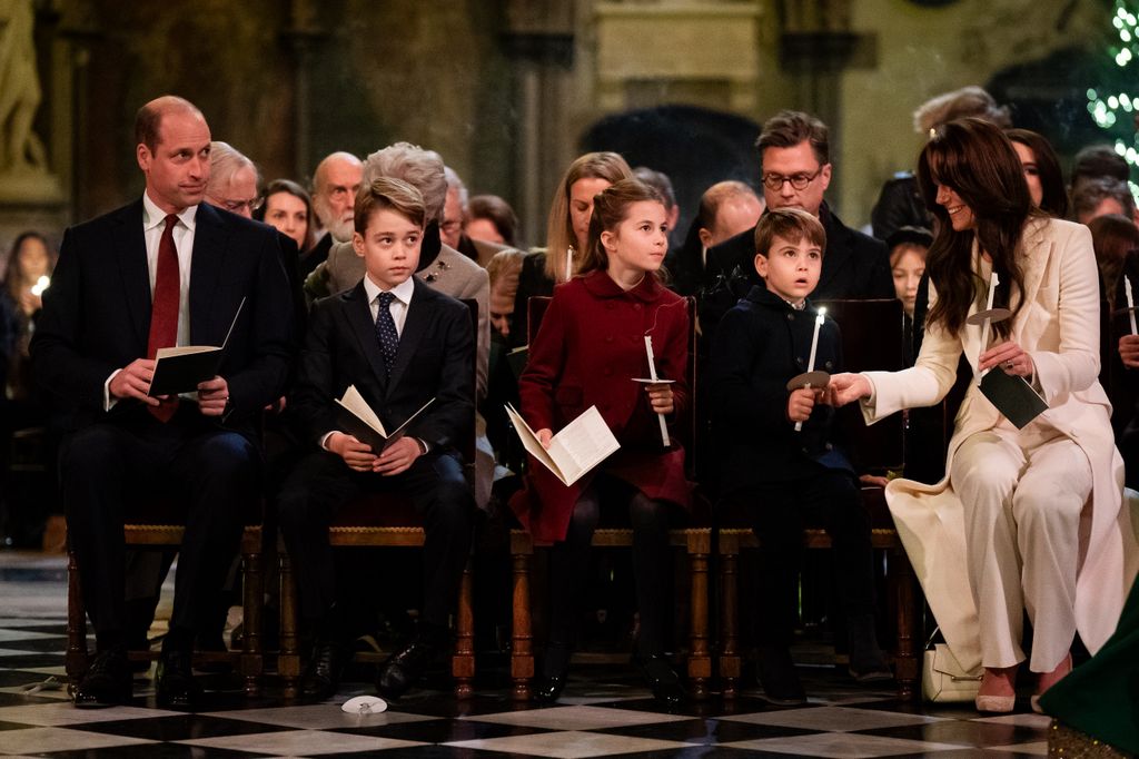 royals at christmas carol service 