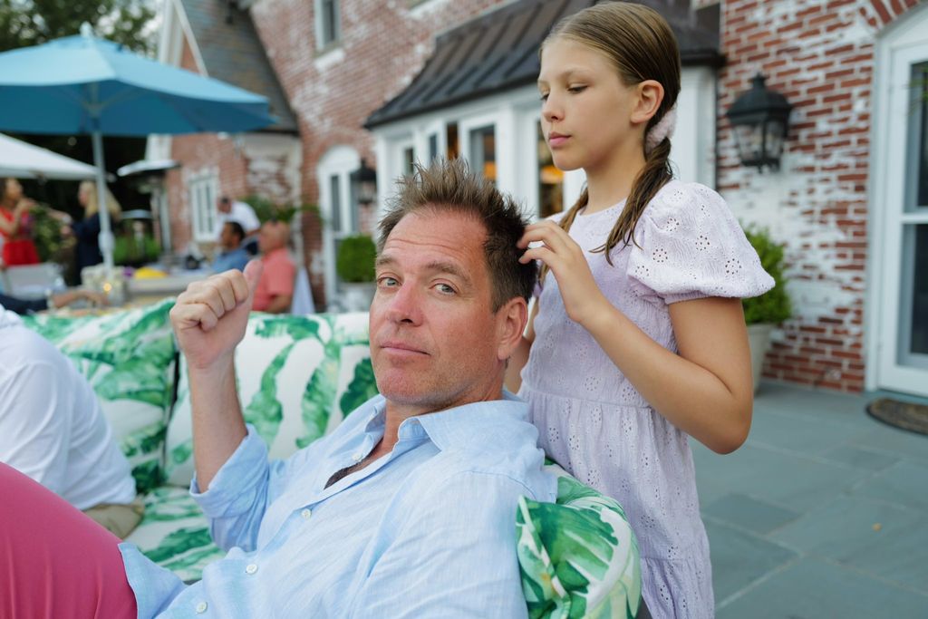 Michael Weatherly and daughter Olivia